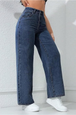 Straight fit High Rise Jeans - Image 2