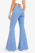 High Waist Bell Bottom Jeans - Image 2